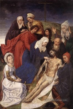 La lamentation du Christ Hugo van der Goes Peinture à l'huile